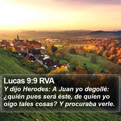 Lucas 9:9 RVA Bible Verse Image