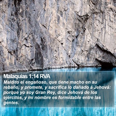Malaquías 1:14 RVA Bible Verse Image