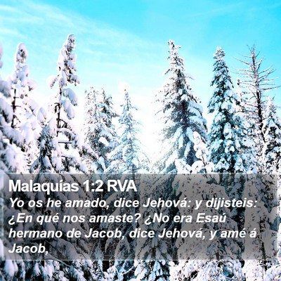 Malaquías 1:2 RVA Bible Verse Image
