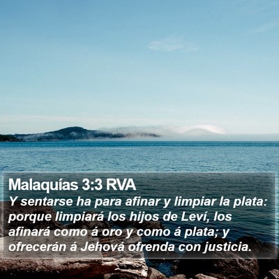 Malaquías 3:3 RVA Bible Verse Image