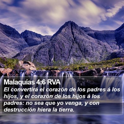 Malaquías 4:6 RVA Bible Verse Image