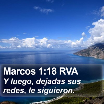 Marcos 1:18 RVA Bible Verse Image