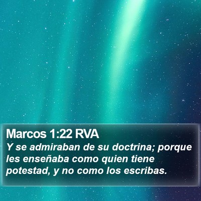 Marcos 1:22 RVA Bible Verse Image