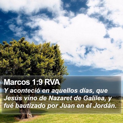 Marcos 1:9 RVA Bible Verse Image