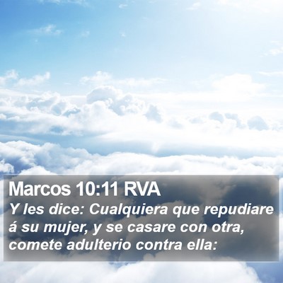 Marcos 10:11 RVA Bible Verse Image