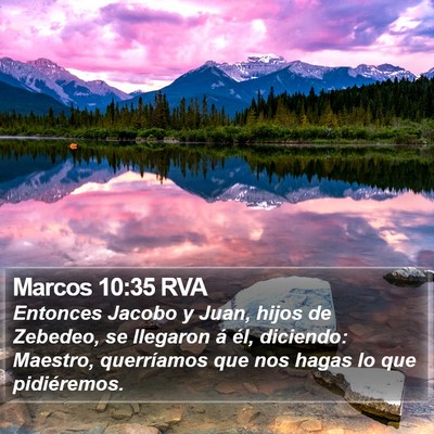 Marcos 10:35 RVA Bible Verse Image