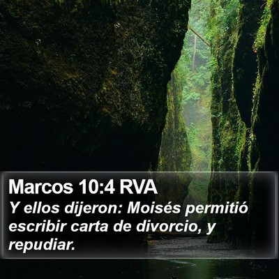 Marcos 10:4 RVA Bible Verse Image