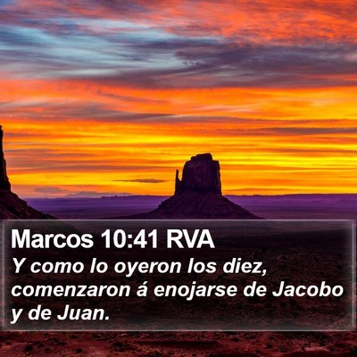 Marcos 10:41 RVA Bible Verse Image