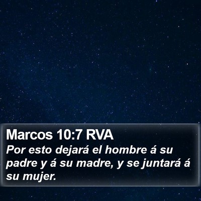 Marcos 10:7 RVA Bible Verse Image