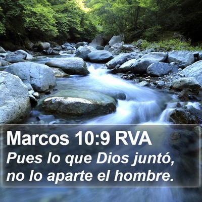 Marcos 10:9 RVA Bible Verse Image