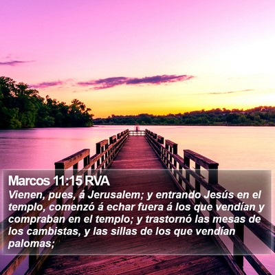 Marcos 11:15 RVA Bible Verse Image