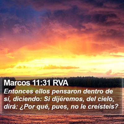 Marcos 11:31 RVA Bible Verse Image