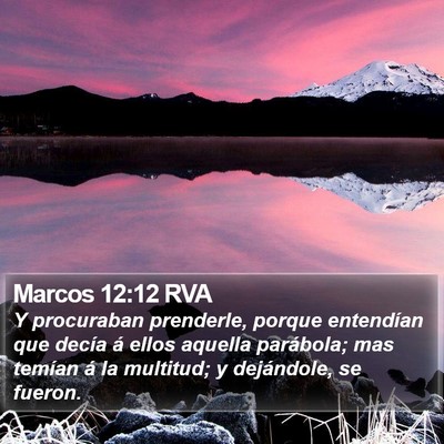 Marcos 12:12 RVA Bible Verse Image