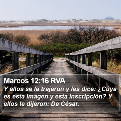 Marcos 12:16 RVA Bible Verse Image