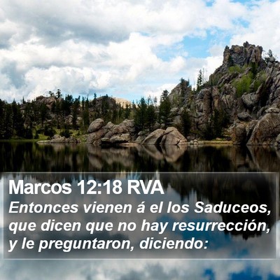 Marcos 12:18 RVA Bible Verse Image