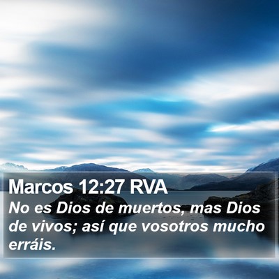 Marcos 12:27 RVA Bible Verse Image