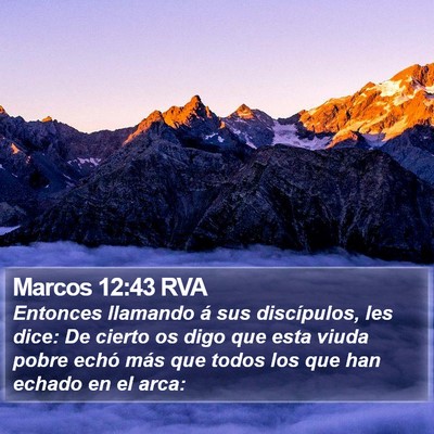 Marcos 12:43 RVA Bible Verse Image