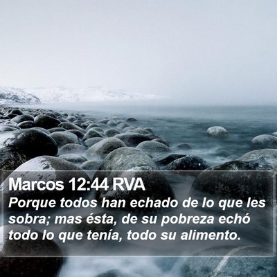 Marcos 12:44 RVA Bible Verse Image