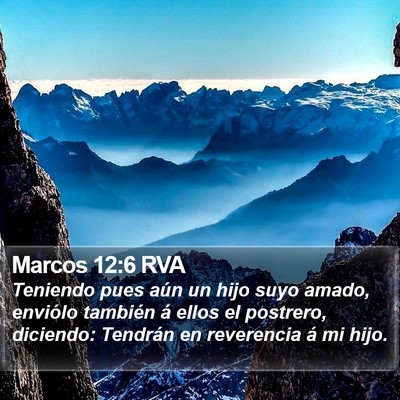 Marcos 12:6 RVA Bible Verse Image
