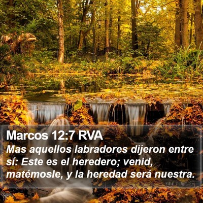 Marcos 12:7 RVA Bible Verse Image