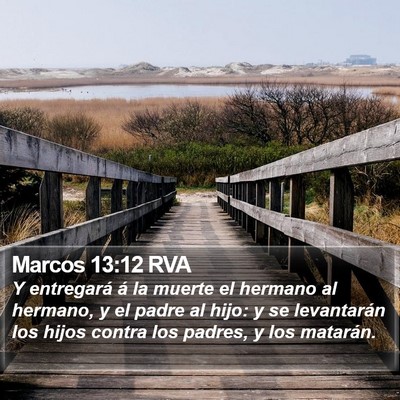 Marcos 13:12 RVA Bible Verse Image