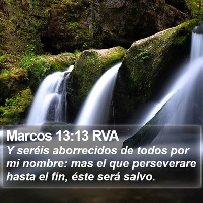Marcos 13:13 RVA Bible Verse Image