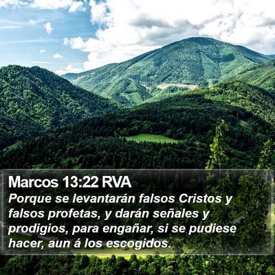 Marcos 13:22 RVA Bible Verse Image