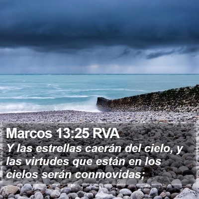Marcos 13:25 RVA Bible Verse Image