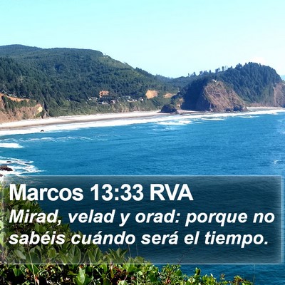Marcos 13:33 RVA Bible Verse Image