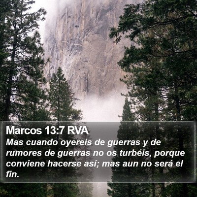 Marcos 13:7 RVA Bible Verse Image