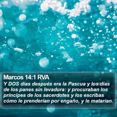 Marcos 14:1 RVA Bible Verse Image