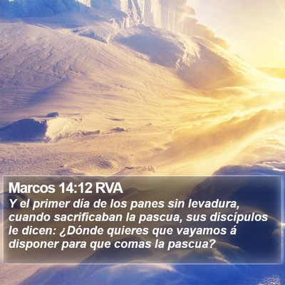 Marcos 14:12 RVA Bible Verse Image