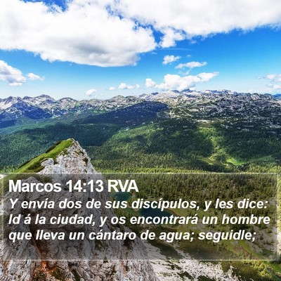 Marcos 14:13 RVA Bible Verse Image