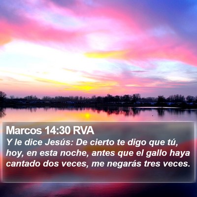 Marcos 14:30 RVA Bible Verse Image