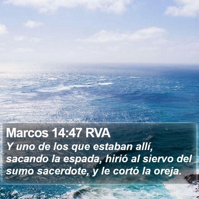 Marcos 14:47 RVA Bible Verse Image