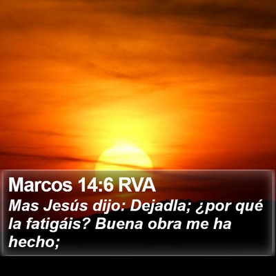 Marcos 14:6 RVA Bible Verse Image
