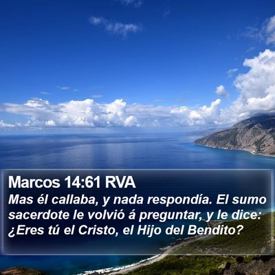Marcos 14:61 RVA Bible Verse Image