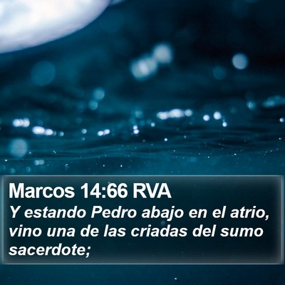Marcos 14:66 RVA Bible Verse Image