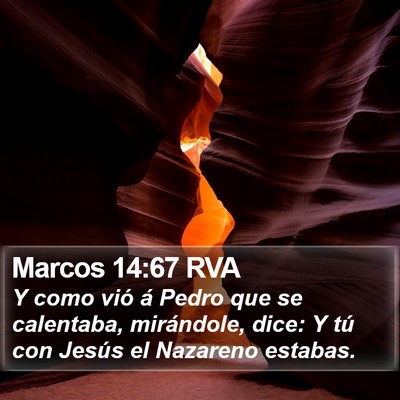 Marcos 14:67 RVA Bible Verse Image