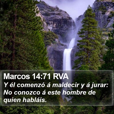 Marcos 14:71 RVA Bible Verse Image