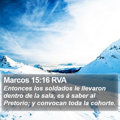 Marcos 15:16 RVA Bible Verse Image