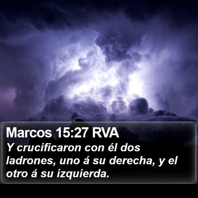 Marcos 15:27 RVA Bible Verse Image