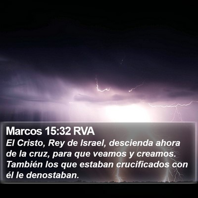 Marcos 15:32 RVA Bible Verse Image