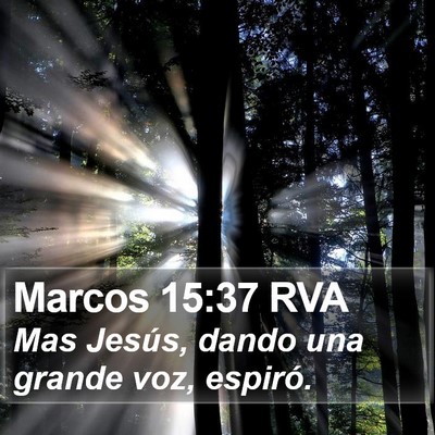 Marcos 15:37 RVA Bible Verse Image