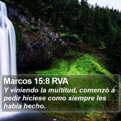 Marcos 15:8 RVA Bible Verse Image