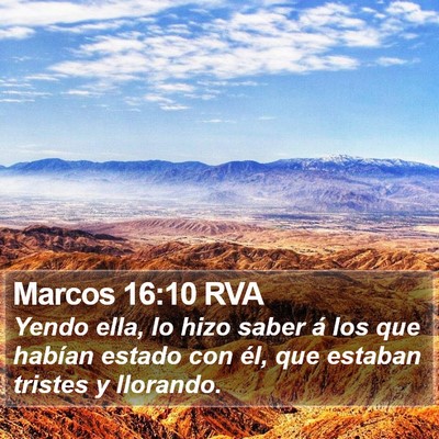 Marcos 16:10 RVA Bible Verse Image