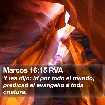 Marcos 16:15 RVA Bible Verse Image