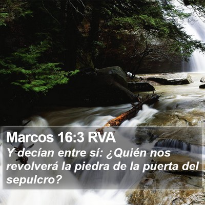 Marcos 16:3 RVA Bible Verse Image