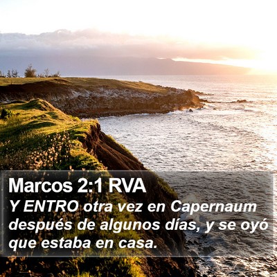 Marcos 2:1 RVA Bible Verse Image