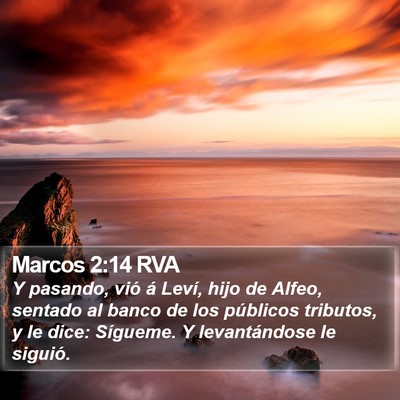 Marcos 2:14 RVA Bible Verse Image